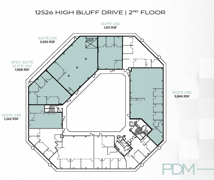 12520 High Bluff Dr, San Diego, CA for lease Floor Plan- Image 1 of 1