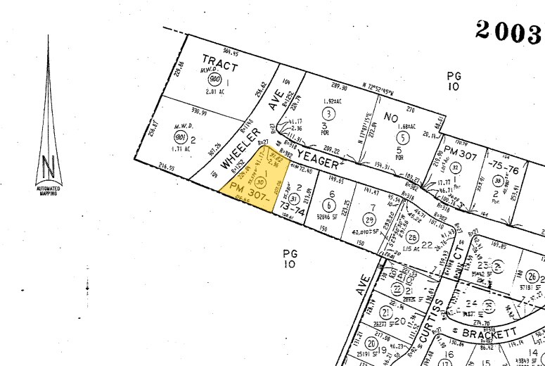 1608 Yeager Ave, La Verne, CA for lease - Plat Map - Image 2 of 3