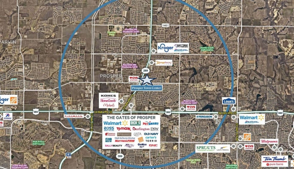 241 S Preston Rd, Prosper, TX à vendre - Photo du bâtiment - Image 2 de 3
