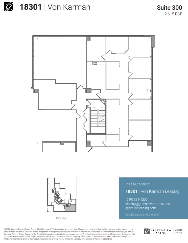 18201 Von Karman Ave, Irvine, CA for lease Floor Plan- Image 1 of 1