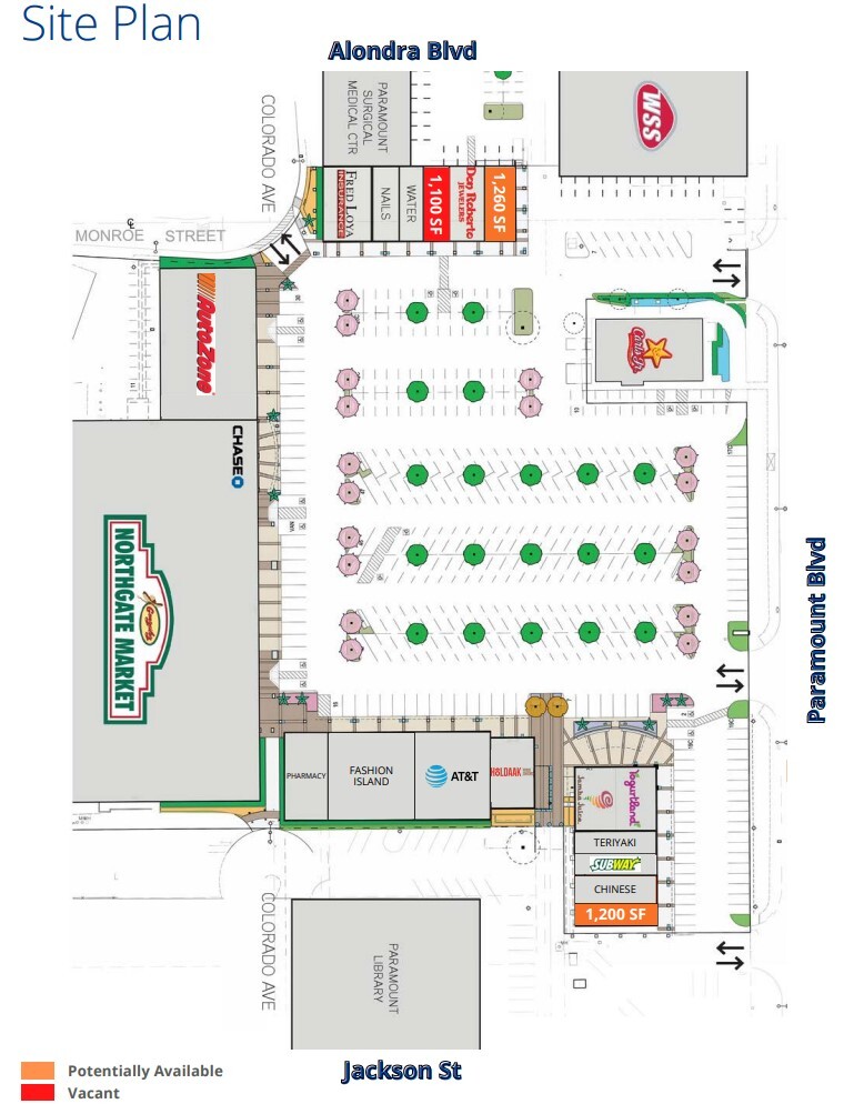 16229-16289 Paramount Blvd, Paramount, CA for lease Site Plan- Image 1 of 1