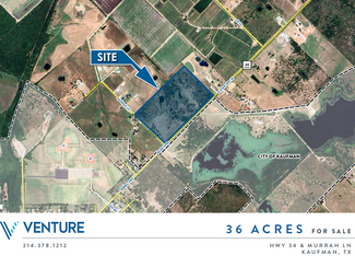 Plus de détails pour 1060 Murrah Ln, Kaufman, TX - Terrain à vendre