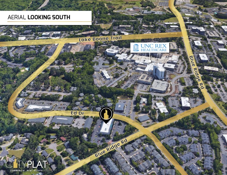 3200 Blue Ridge Rd, Raleigh, NC à louer - Photo du bâtiment - Image 2 de 5