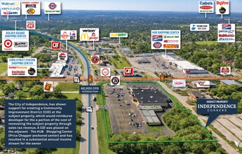 2110-2112 S M-291 Hwy, Independence, MO - Aerial  map view - Image1