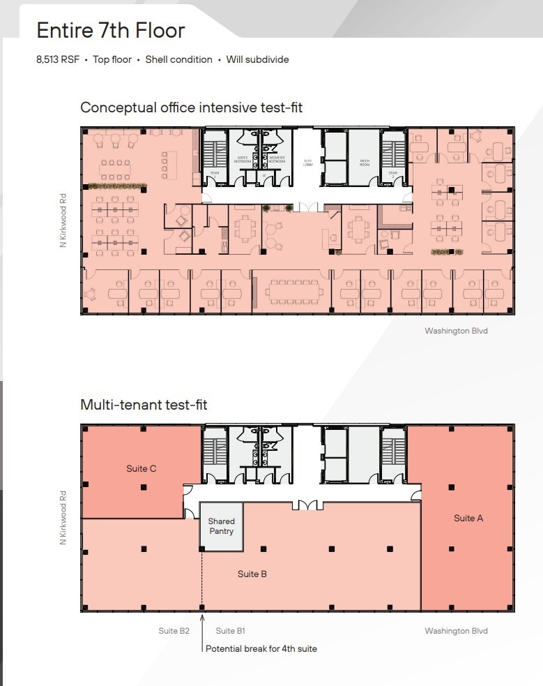 3330 N Washington Blvd, Arlington, VA à louer Plan d’étage- Image 1 de 2