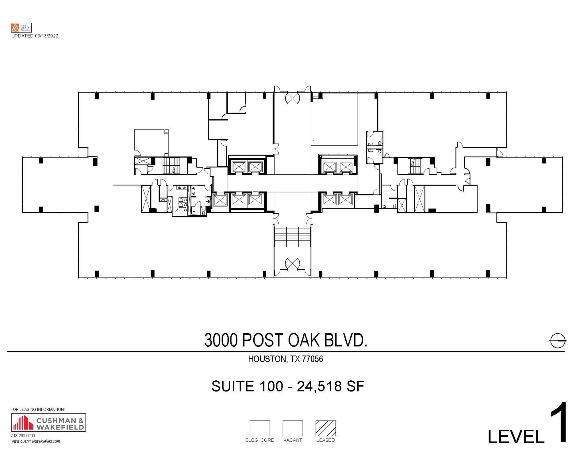 3000 Post Oak Blvd, Houston, TX for lease Floor Plan- Image 1 of 1