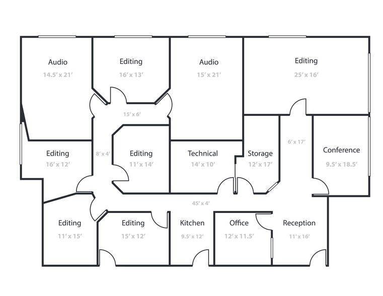 1612 W Olive Ave, Burbank, CA for lease - Site Plan - Image 2 of 10