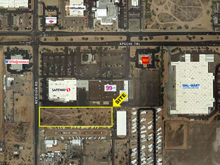 Plus de détails pour S/SEC Apache Trl & Meridian Rd, Apache Junction, AZ - Terrain à vendre