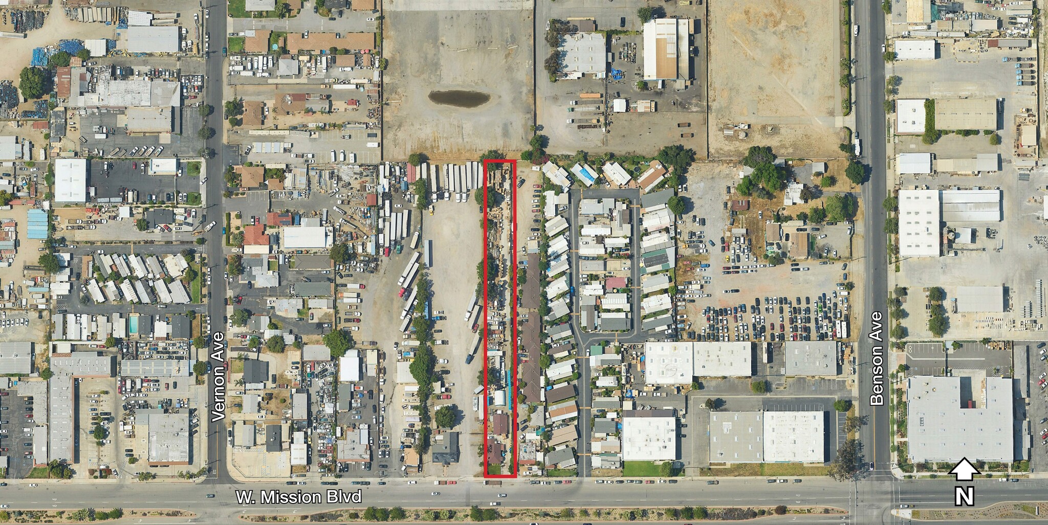 5580 W Mission Blvd, Ontario, CA for lease Aerial- Image 1 of 2