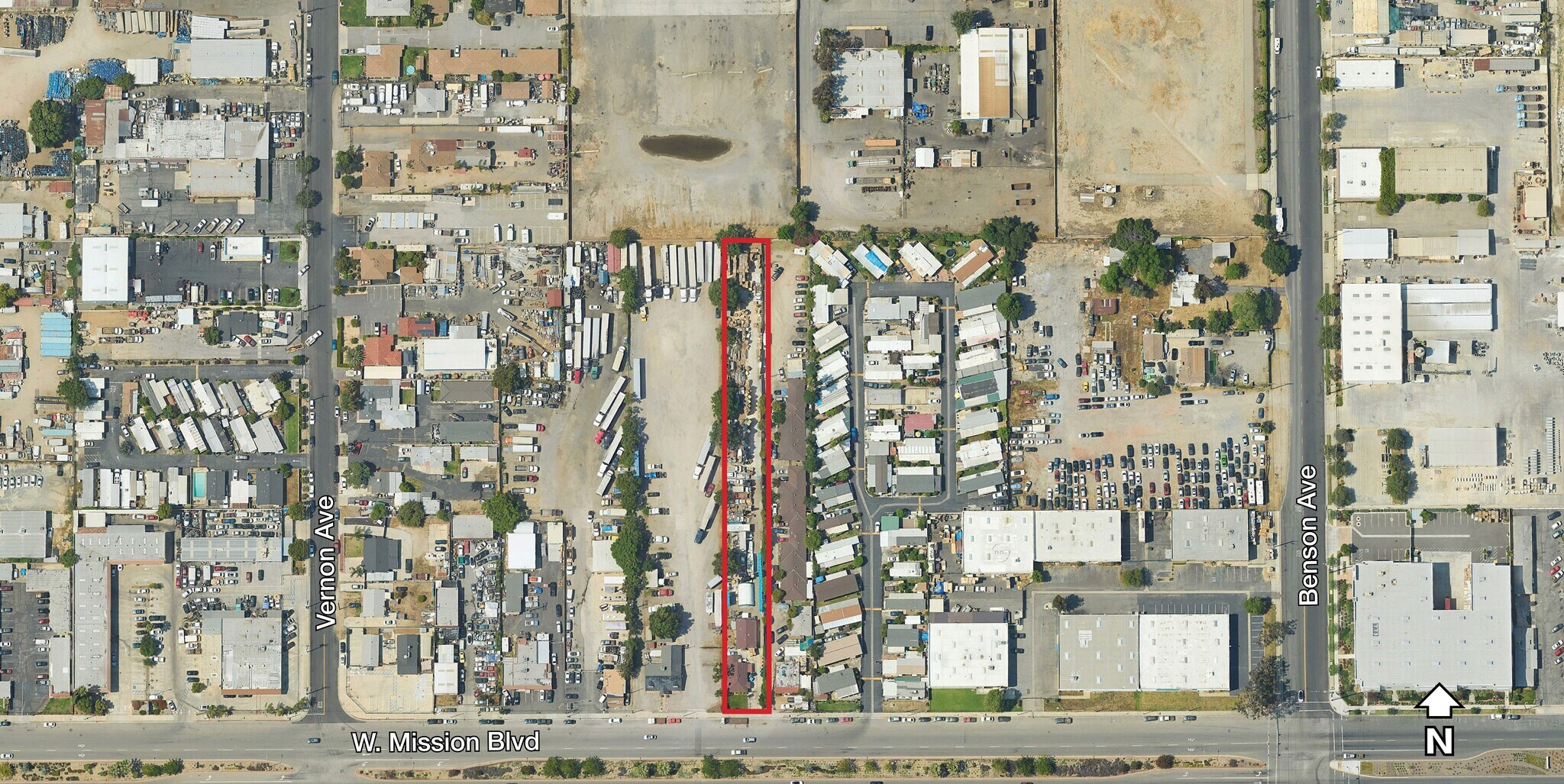 5580 W Mission Blvd, Ontario, CA à vendre Aérien- Image 1 de 2