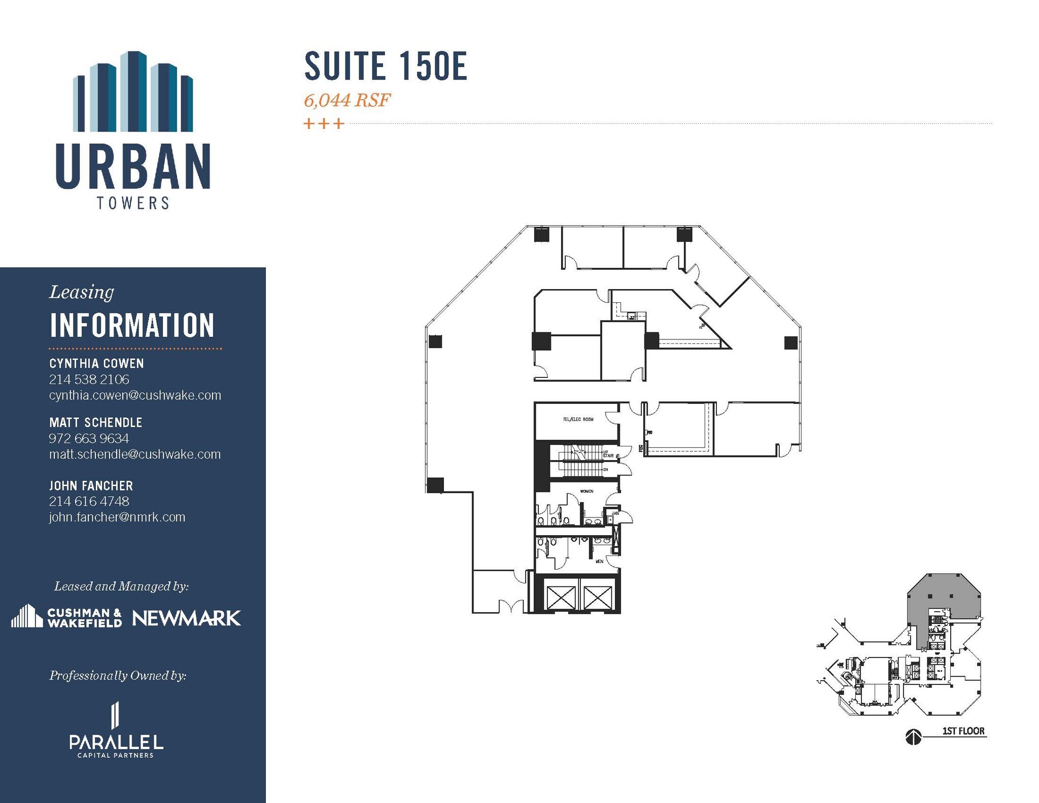 222 W Las Colinas Blvd, Irving, TX à louer Plan d’étage- Image 1 de 1