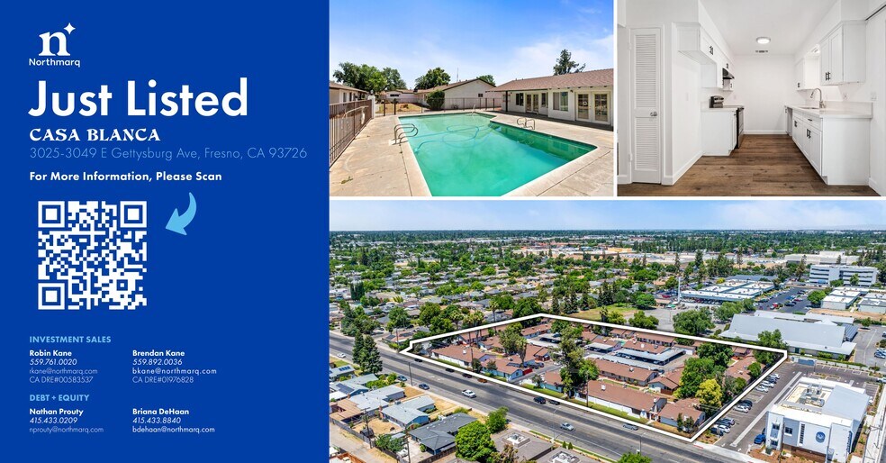 3025-3049 E Gettysburg Ave, Fresno, CA à vendre - Photo du bâtiment - Image 1 de 10