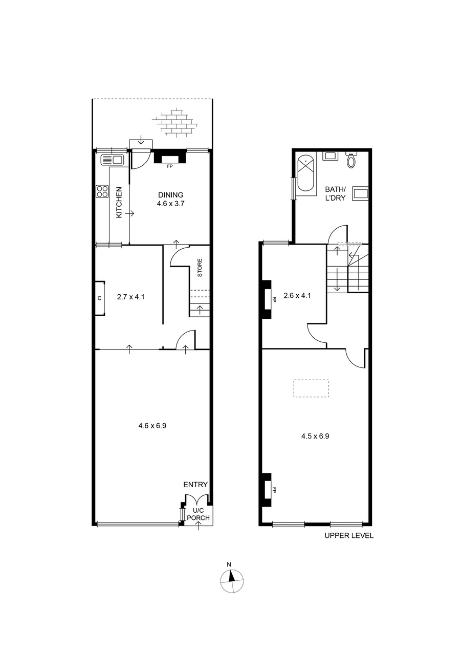 544 Queensberry Street, North Melbourne for lease Floor Plan- Image 1 of 1