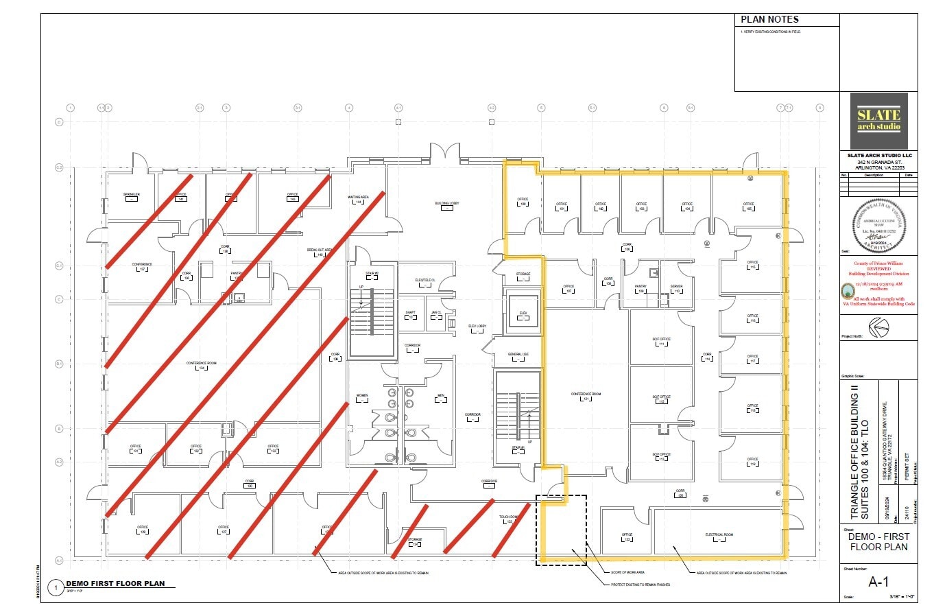 18354 Quantico Gateway Dr, Triangle, VA for sale Floor Plan- Image 1 of 4