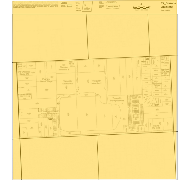7918 Broadway St, Pearland, TX à vendre - Plan cadastral - Image 3 de 3