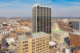 110 W Berry St, Fort Wayne, IN - Aerial map view
