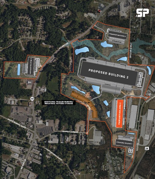 325 South Rd, High Point, NC à louer - Plan de site - Image 2 de 2