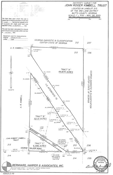 1224 Bucksnort Rd, Jackson, GA à vendre - Plan cadastral - Image 2 de 2