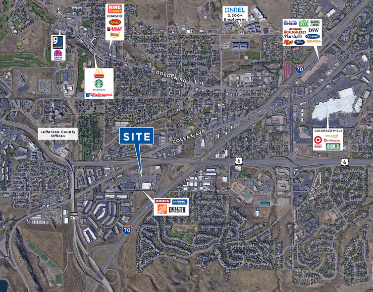 16700 W Colfax Avenue - LAND, Golden, CO for lease - Aerial - Image 2 of 2