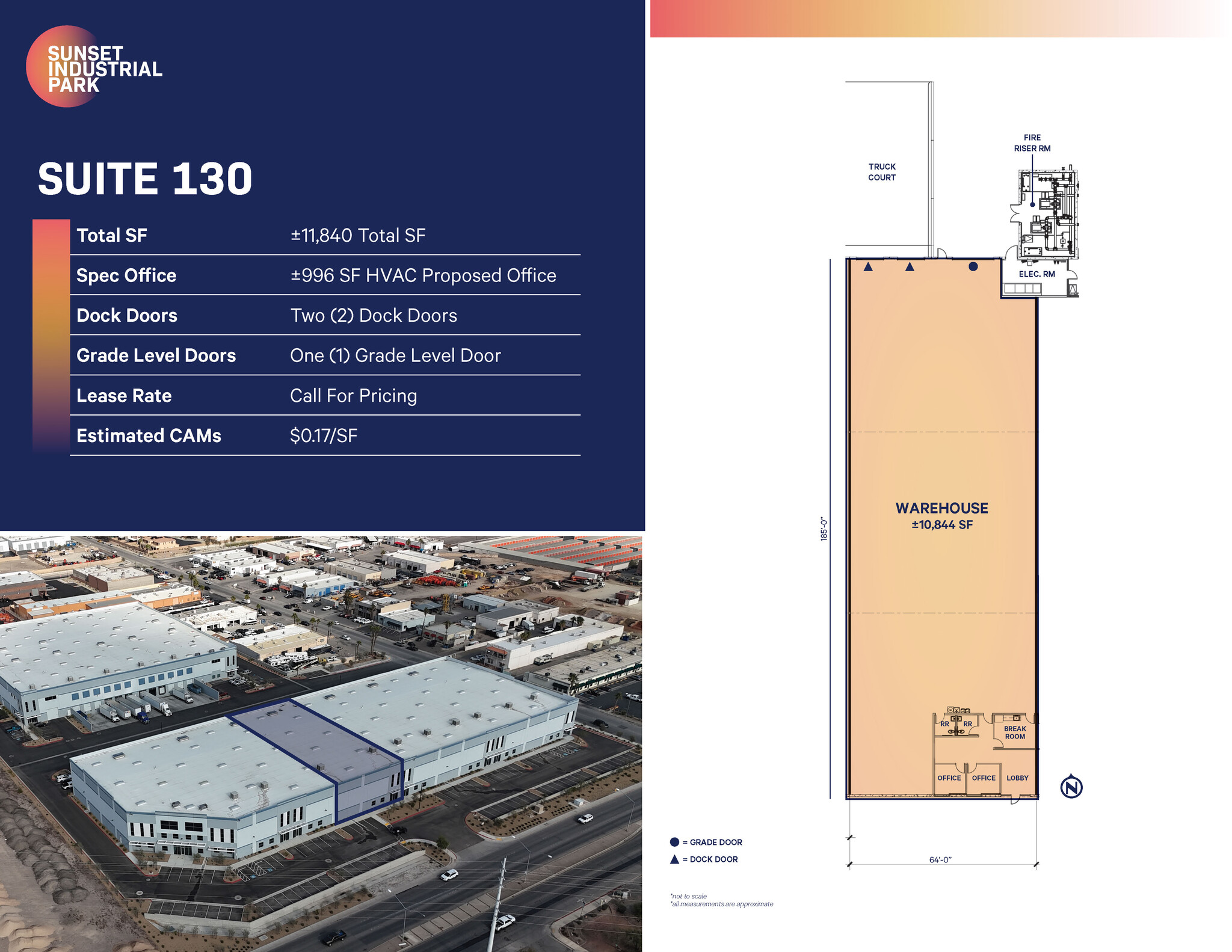 748 W Sunset Rd, Henderson, NV à louer Plan d’étage- Image 1 de 2