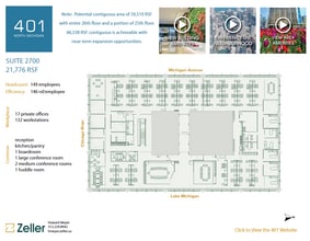 401 N Michigan Ave, Chicago, IL for lease Floor Plan- Image 1 of 3