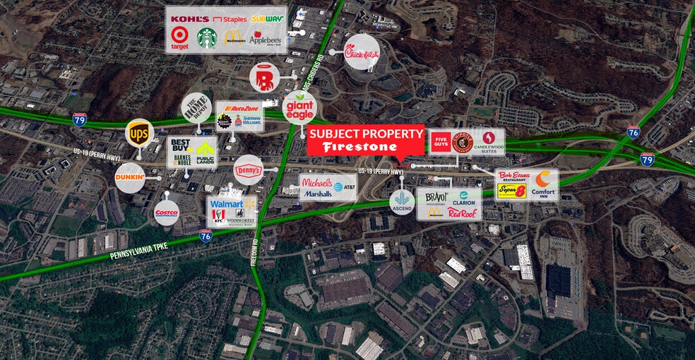 20030 Route 19, Cranberry Township, PA for sale - Aerial - Image 3 of 16