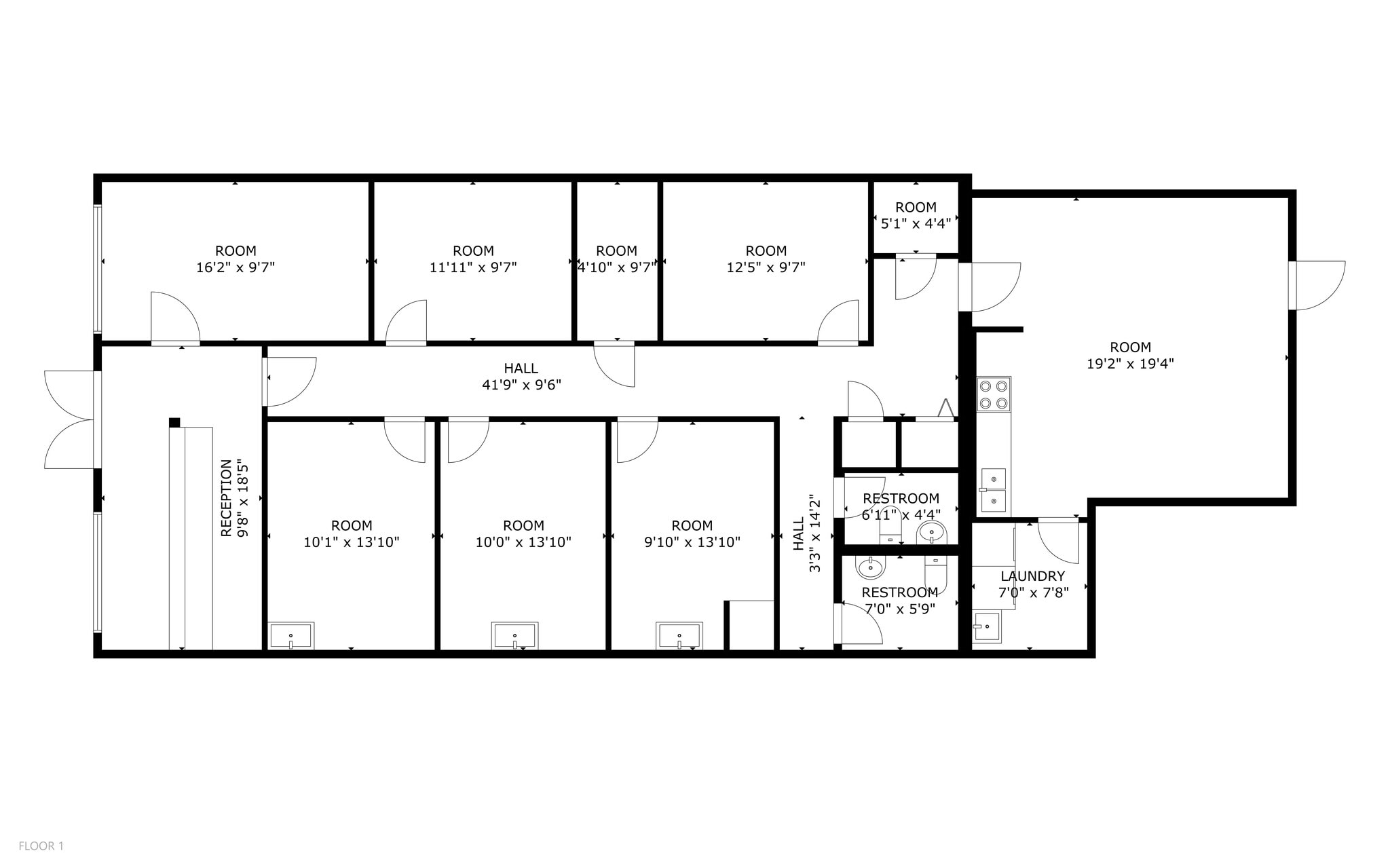 2021 W Fairbanks Ave, Winter Park, FL à louer Plan de site- Image 1 de 1