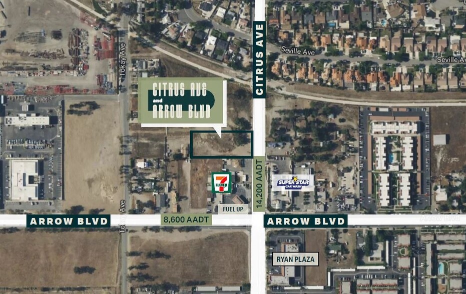 Citrus Ave, Fontana, CA for sale - Building Photo - Image 2 of 2