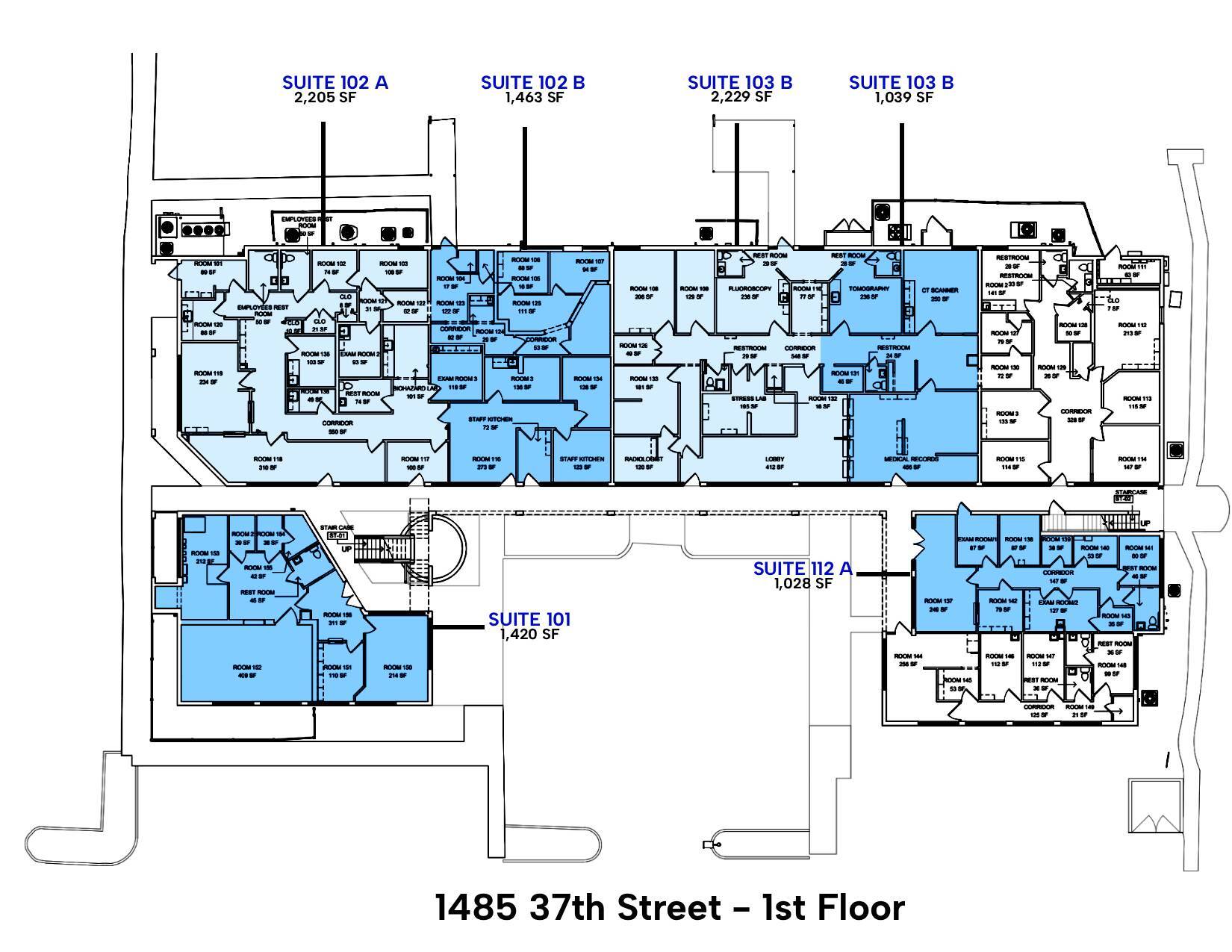 1485 37th St, Vero Beach, FL à louer Plan d’étage- Image 1 de 1