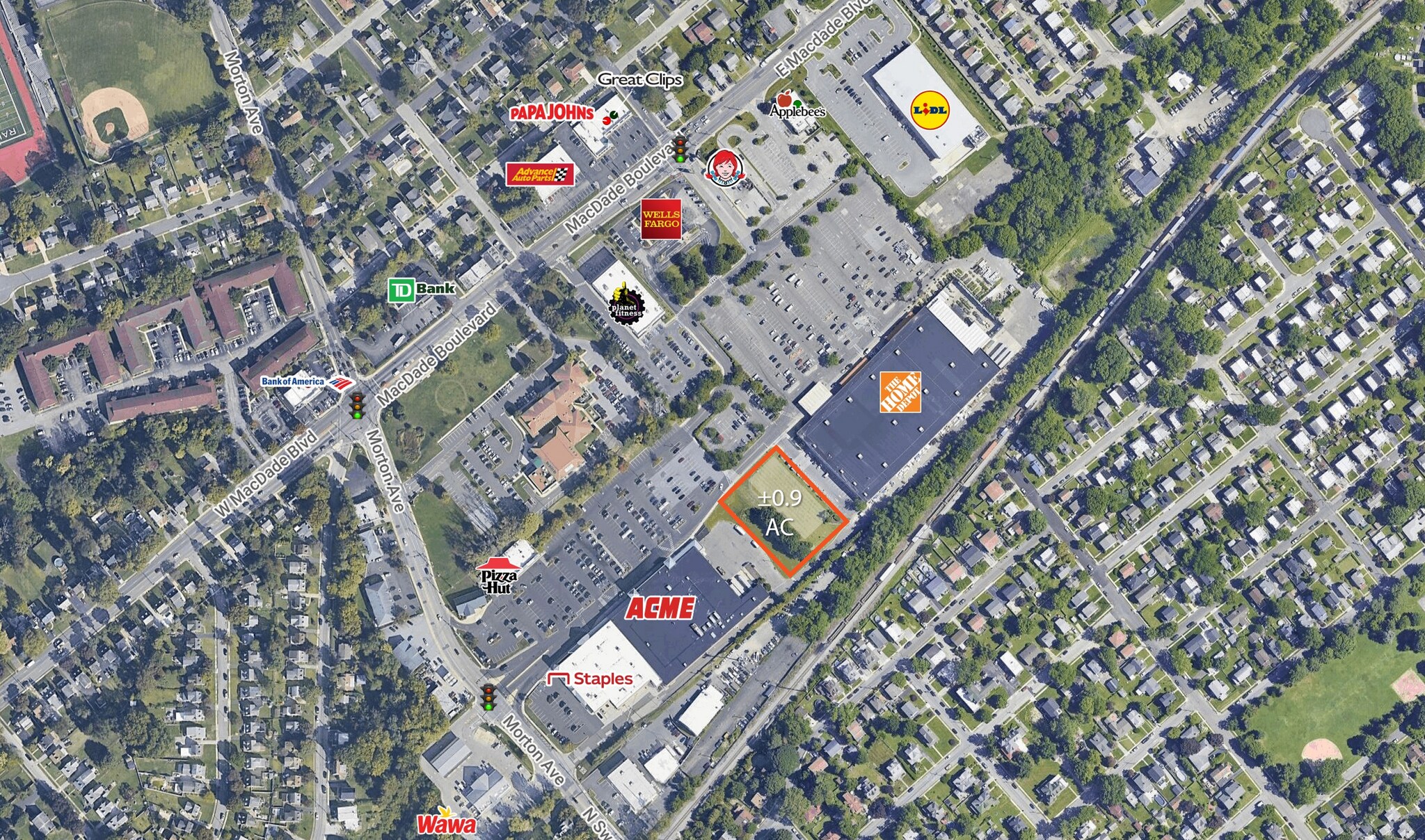 300 MacDade Blvd, Folsom, PA à louer Aérien- Image 1 de 3