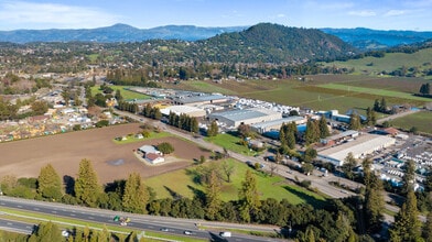 13255 Healdsburg Ave, Healdsburg, CA - AERIAL map view - Image1