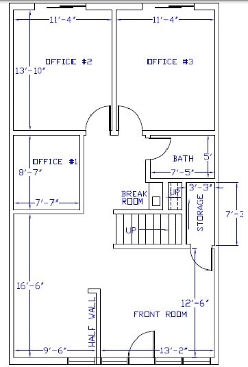 3603-3617 W Pioneer Pky, Arlington, TX for lease Floor Plan- Image 1 of 2