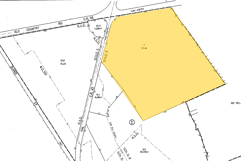 411 Old Country Rd, Riverhead, NY for sale - Plat Map - Image 2 of 4
