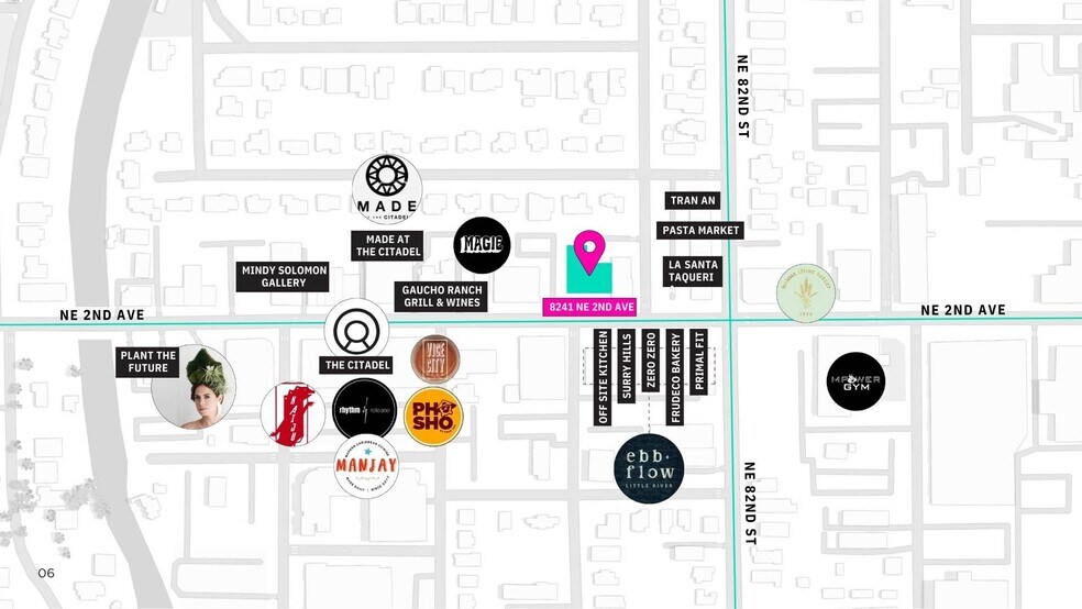 8241-8255 NE 2nd Ave, Miami, FL à louer - Photo du bâtiment - Image 2 de 2