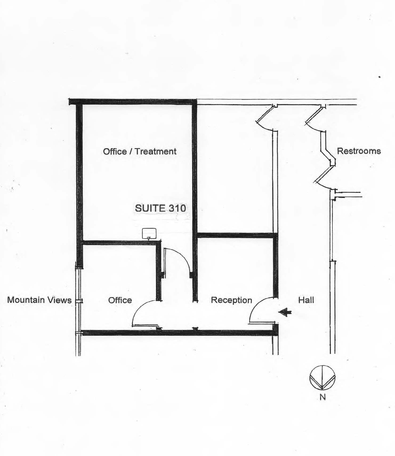 25 S Raymond Ave, Alhambra, CA à louer Plan d’étage- Image 1 de 4