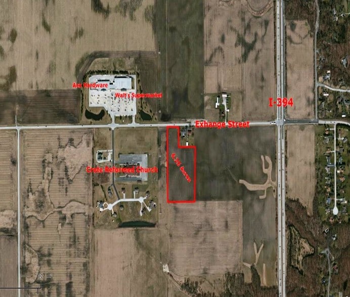 1240 E Exchange St, Crete, IL à vendre - Photo principale - Image 1 de 3