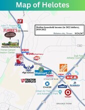 14405 Old Bandera, Helotes, TX - AÉRIEN  Vue de la carte