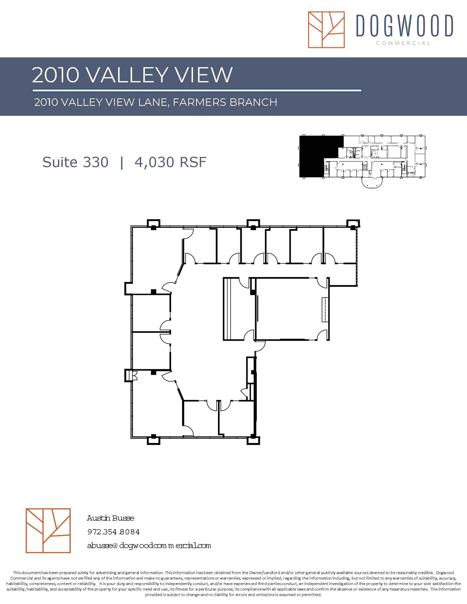 2010 Valley View Ln, Farmers Branch, TX for lease Floor Plan- Image 1 of 1