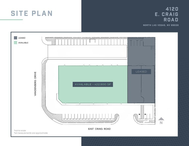 4120 E Craig Rd, North Las Vegas, NV à louer - Plan de site - Image 2 de 14