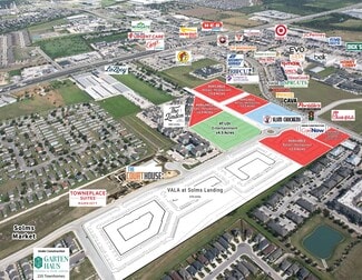 Plus de détails pour Solms Landing Retail Pad Sites, New Braunfels, TX - Terrain à louer