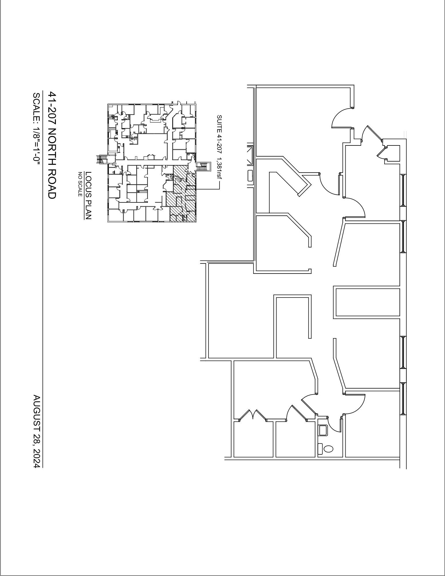 41-55 North Rd, Bedford, MA à louer Plan d  tage- Image 1 de 1