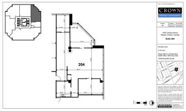 1545 Carling Ave, Ottawa, ON à louer Plan d  tage- Image 1 de 1