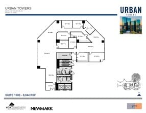 222 W Las Colinas Blvd, Irving, TX à louer Plan d’étage- Image 1 de 1