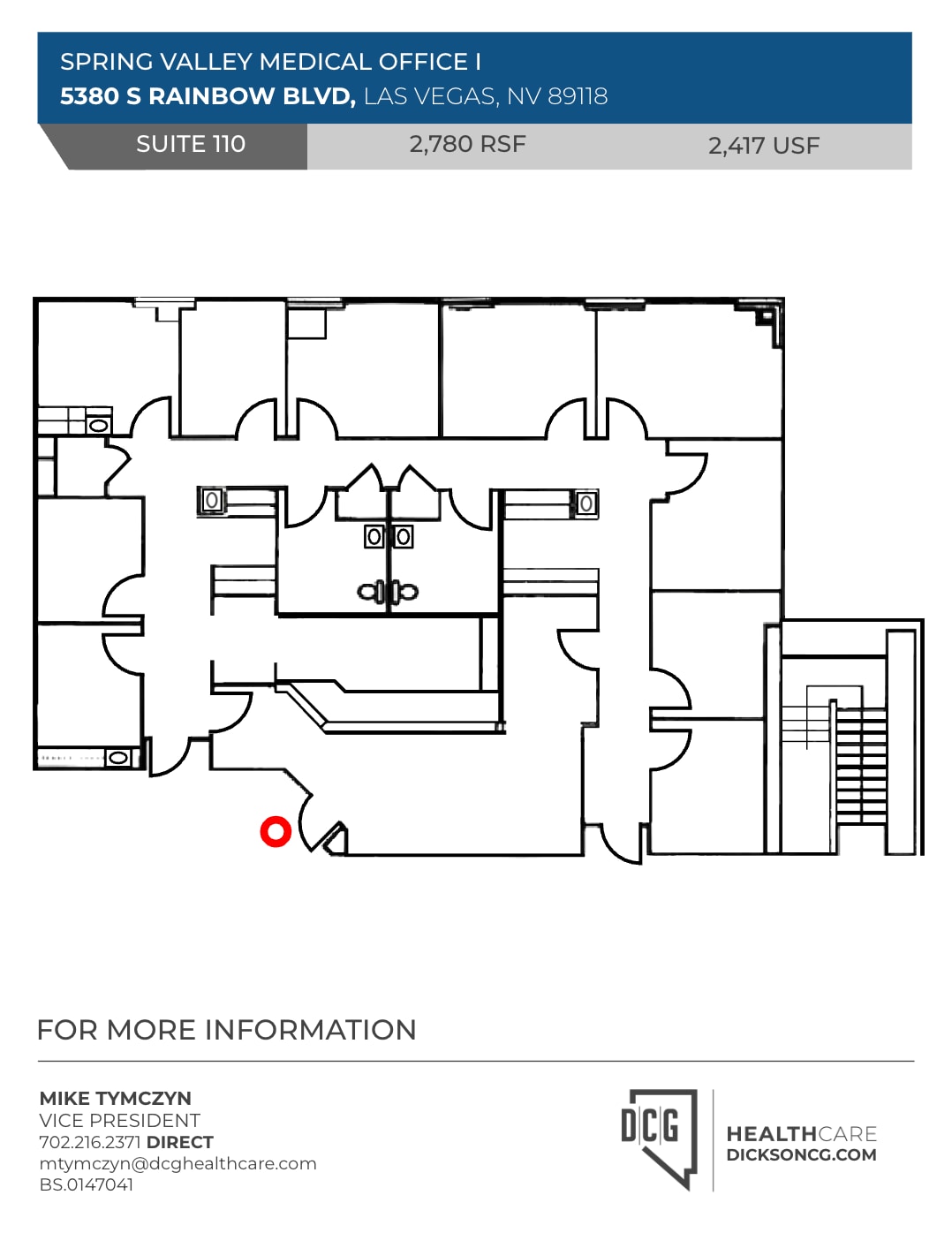 5380 S Rainbow Blvd, Las Vegas, NV for lease Floor Plan- Image 1 of 1