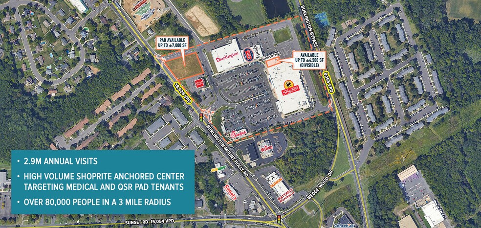 1817 Mount Holly Rd, Burlington, NJ for lease - Aerial - Image 1 of 8