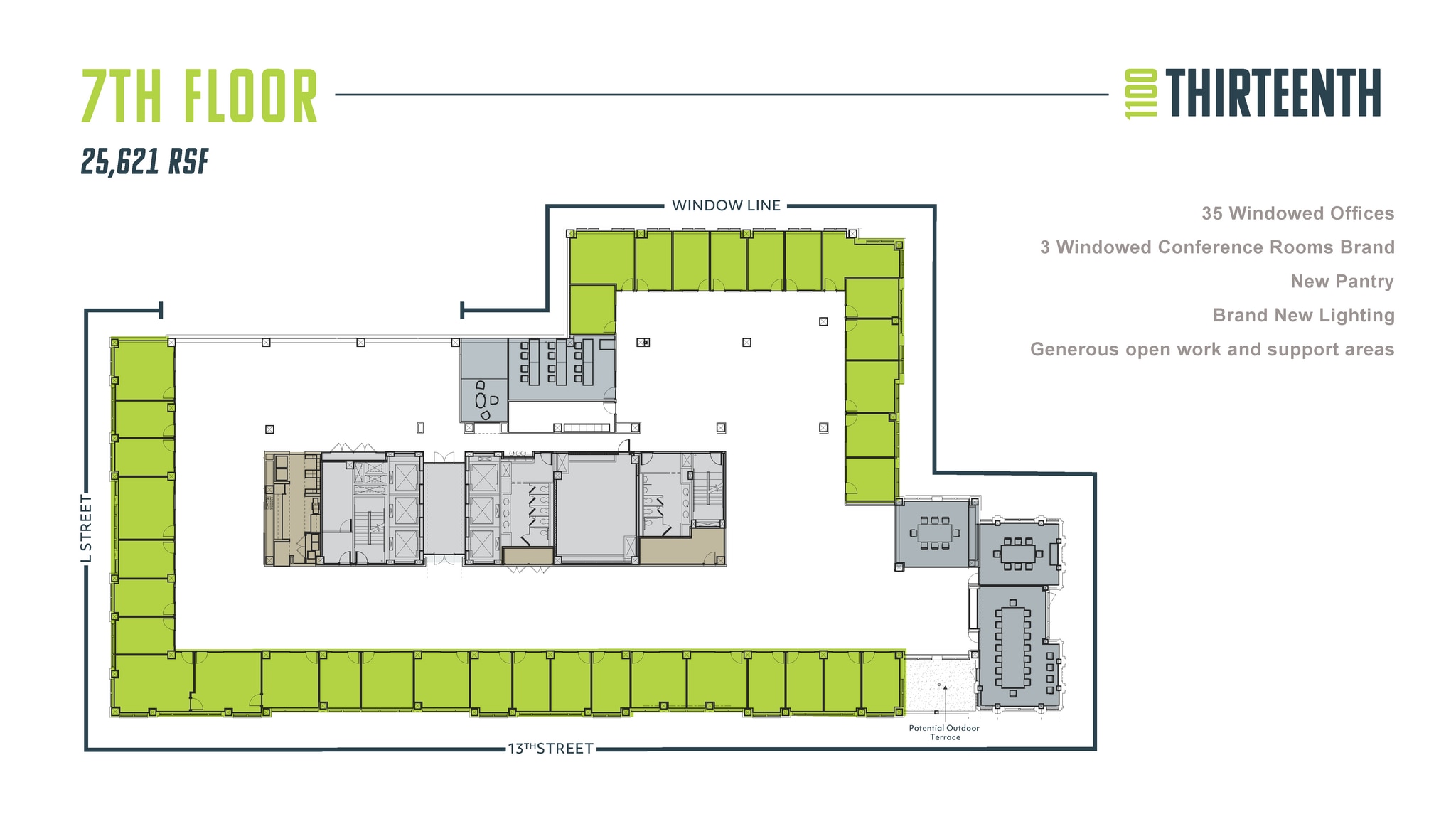 1100 13th St NW, Washington, DC for lease Floor Plan- Image 1 of 10