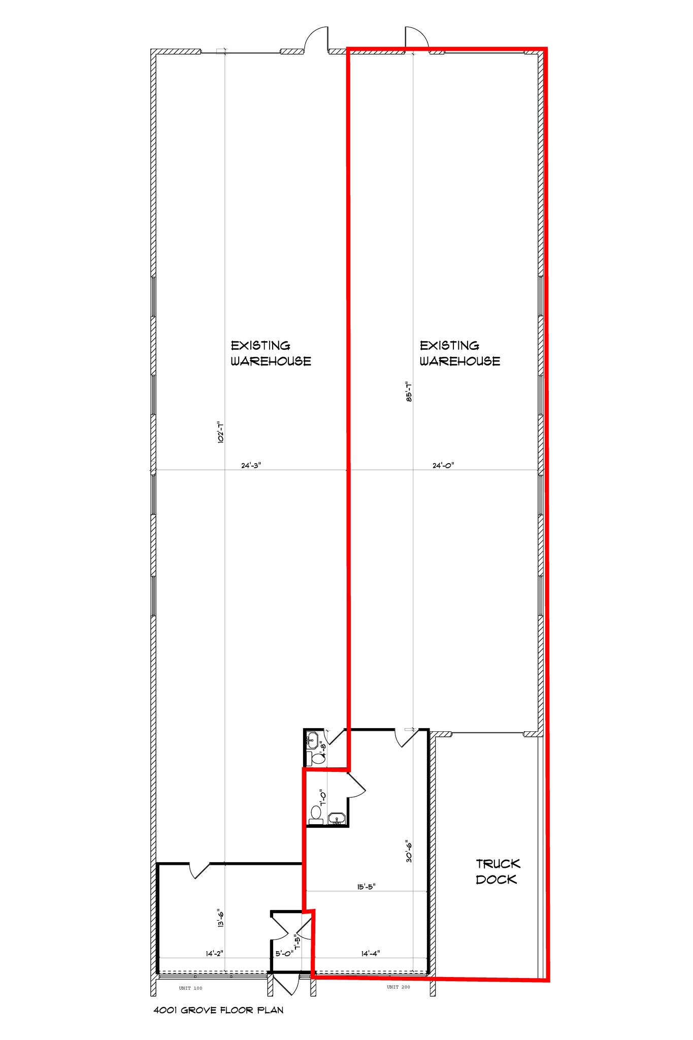 4001 Grove Ave, Gurnee, IL à louer Plan d  tage- Image 1 de 2