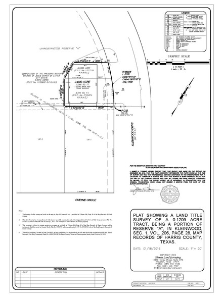 16607 Kleinwood dr, Spring, TX for sale - Plat Map - Image 1 of 6