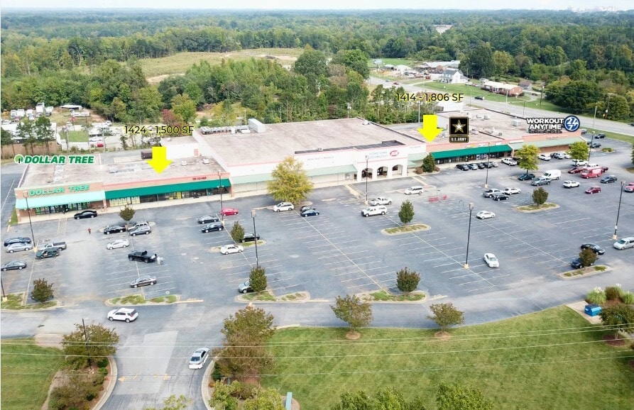 1404-1428 National Hwy, Thomasville, NC for lease - Building Photo - Image 2 of 3