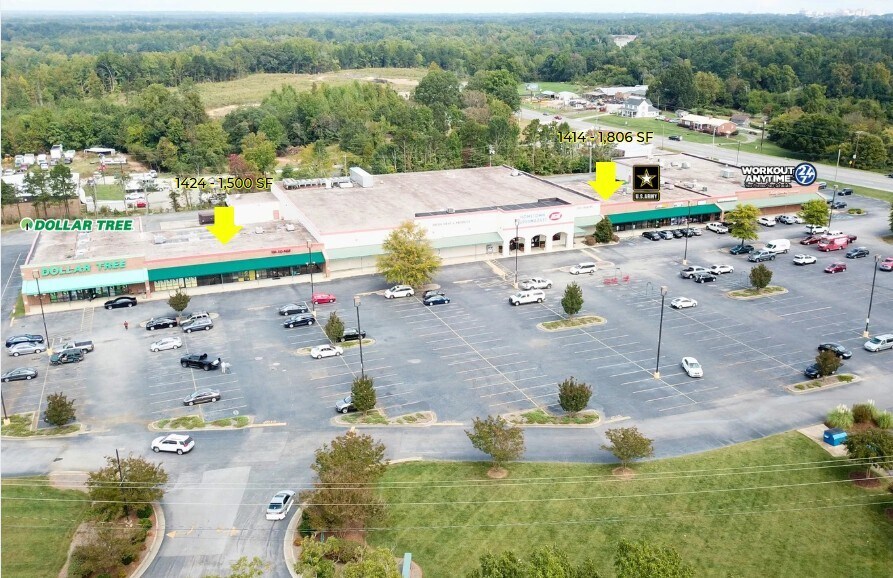 1404-1428 National Hwy, Thomasville, NC à louer - Photo du bâtiment - Image 2 de 3